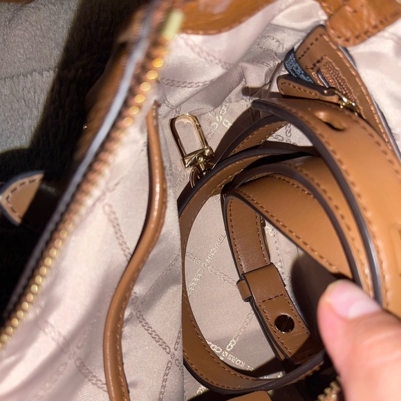 Michael Kors Carine Extra Small Pebbled Leather Handbag - Picture 8 of 8